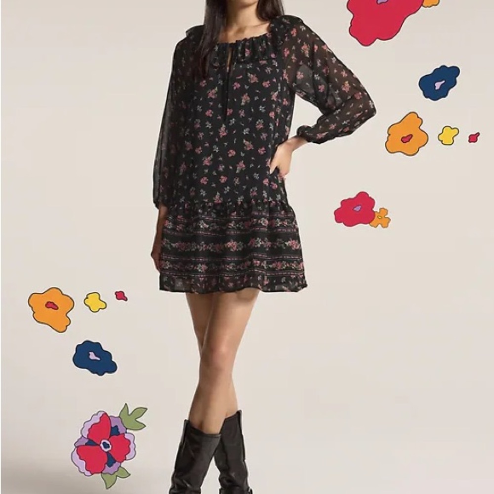 Anna Sui floral dress for Old Navy